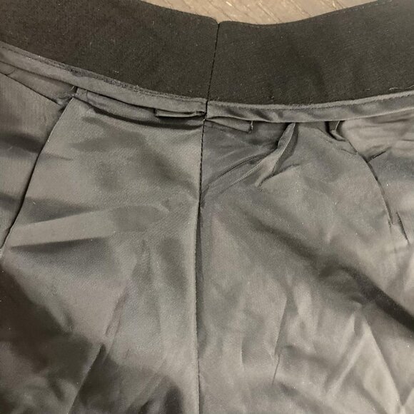 NWT Calvin Klein Wide Leg Dress Pants Womens 4P Petite Black Slacks Trousers - Picture 14 of 14